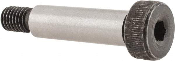 Value Collection - 10mm Shoulder Diam x 35mm Shoulder Length, M8x1.25 Metric Coarse, Hex Socket Shoulder Screw - 8 Alloy Steel - Americas Industrial Supply