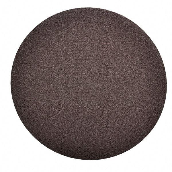 Norton - 12" Diam, 240 Grit Aluminum Oxide Adhesive PSA Disc - Very Fine Grade, Brown, Cloth Backing, Flexible - Americas Industrial Supply