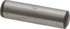Value Collection - 6mm Diam x 22mm Pin Length Grade 8 Alloy Steel Precision Dowel Pin - Bright Finish, 1 Rounded End - Americas Industrial Supply