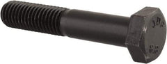 Value Collection - M12x1.75mm Metric Coarse, 65mm Length Under Head Hex Head Cap Screw - Partially Threaded, Grade 8.8 Steel, Uncoated, 19mm Hex - Americas Industrial Supply