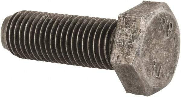 Value Collection - M12x1.50mm Metric Fine, 35mm Length Under Head Hex Head Cap Screw - Fully Threaded, Grade 8.8 Steel, Uncoated, 19mm Hex - Americas Industrial Supply