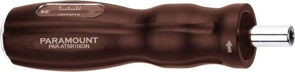 Paramount - 5 to 30 In/Lb, Adjustable Torque Limiting Screwdriver - 4-13/16" OAL, 1/4" Drive - Americas Industrial Supply
