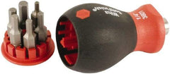 Wiha - Stubby Insert Bit Screwdriver Set - Hex - Americas Industrial Supply