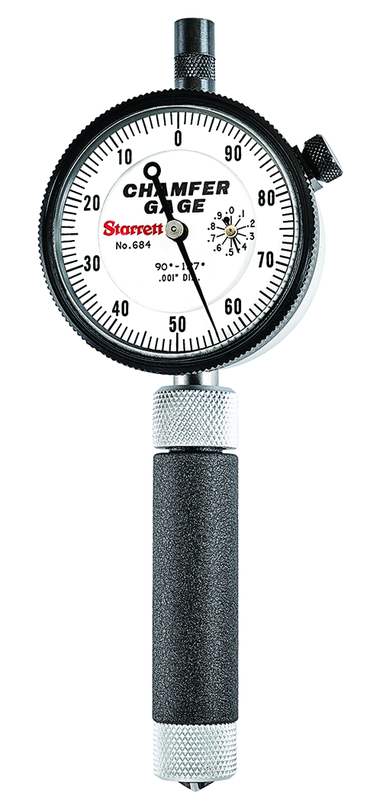 #684-1Z Internal Chamfer Gage 0-127 Degree - Americas Industrial Supply
