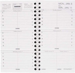 AT-A-GLANCE - 485 Sheet, 3-1/4 x 6-1/4", Weekly Appointment Refill - White - Americas Industrial Supply