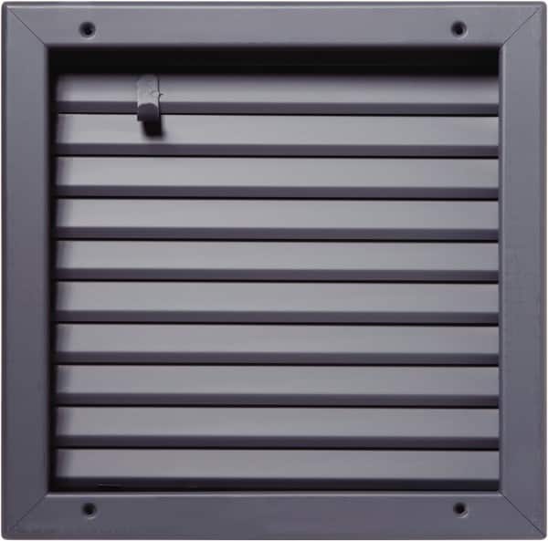 National Guard Products - 13" Wide x 13" High, Solid Steel Fire Rated Louver - 12" Opening Width, 12" Opening Height - Americas Industrial Supply