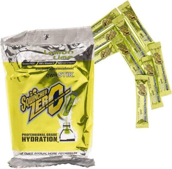 Sqwincher - 0.11 oz Packet Sugar Free Lemon-Lime Activity Drink - Powdered, Yields 20 oz - Americas Industrial Supply