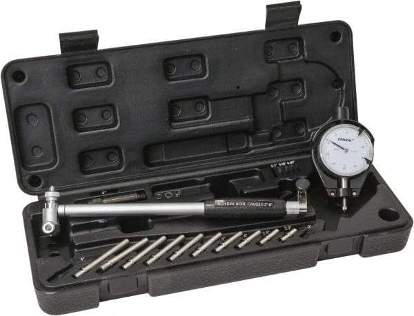 Moody Tools - 2 to 6" Dial Bore Gage - 203.2mm Gage Depth - Americas Industrial Supply