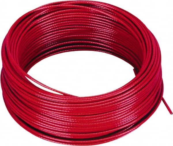 Telemecanique Sensors - 10-1/2m Long, 3.20mm Diameter, Limit Switch Galvanized Cable - For Use with XY2CB, XY2CH, XY2CJ - Americas Industrial Supply