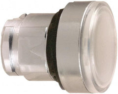 Schneider Electric - 22mm Mount Hole, Flush, Pushbutton Switch Only - Round, White Pushbutton, Nonilluminated, Momentary (MO) - Americas Industrial Supply