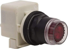 Schneider Electric - 30mm Mount Hole, Extended Straight, Pushbutton Switch Only - Red Pushbutton, Momentary (MO) - Americas Industrial Supply