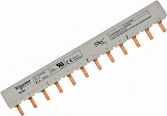 Schneider Electric - 65 Amp Circuit Breaker Combination Busbar - 10-3 AWG, Use with C60 Comb Busbars, N40 Comb Busbars - Americas Industrial Supply