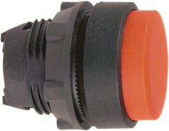 Schneider Electric - 22mm Mount Hole, Extended Straight, Pushbutton Switch Only - Round, Red Pushbutton, Nonilluminated, Momentary (MO) - Americas Industrial Supply
