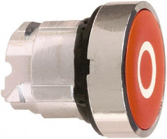 Schneider Electric - 22mm Mount Hole, Flush, Pushbutton Switch Only - Round, Red Pushbutton, Nonilluminated, Momentary (MO) - Americas Industrial Supply