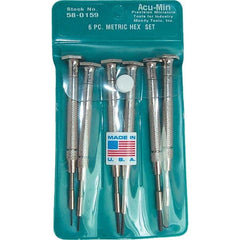 Moody Tools - Precision & Specialty Screwdrivers Type: Precision Hex Overall Length Range: 3" - 6.9" - Americas Industrial Supply