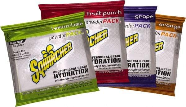Sqwincher - 2.5 Gal Pack Assorted Flavors Activity Drink - Powdered, Yields 2.2 Gal - Americas Industrial Supply