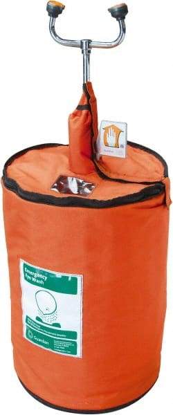 Guardian - 15 Gallon, 0.65 GPM Flow Rate at 80 PSI, Pressurized with Drench Hose, Portable Eye Wash Station - Americas Industrial Supply