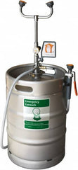 Guardian - 15 Gallon, 0.65 GPM Flow Rate at 80 PSI, Pressurized with Drench Hose, Portable Eye Wash Station - Americas Industrial Supply