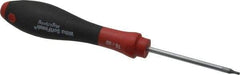 Wiha - T6 Torx Driver - 60mm Blade Length, 6-1/2" OAL, Ergonomic Handle - Americas Industrial Supply