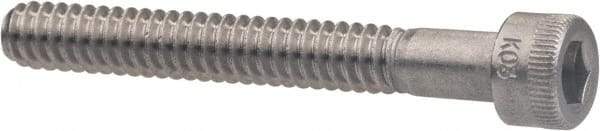 Holo-Krome - M6x1.00 Metric Coarse Hex Socket Drive, Socket Cap Screw - Grade Austenitic A4 Stainless Steel, Uncoated, Partially Threaded, 45mm Length Under Head - Americas Industrial Supply