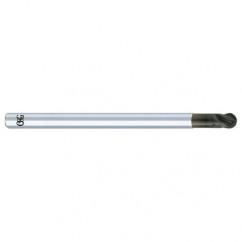 1/4" Dia. - 4" OAL - Carbide - Ball End HP End Mill-4 FL - Americas Industrial Supply