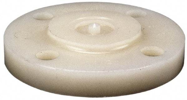 NIBCO - 4" Pipe, 9" OD, PVDF Blind Pipe Flange - Schedule 80, Natural - Americas Industrial Supply