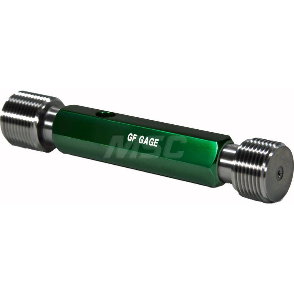 Pipe Thread Plug Gage: 1/8-28, Double End