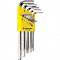 Bondhus - Hex Key Sets Tool Type: Hex Handle Type: L-Key Long Arm - Americas Industrial Supply