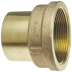 NIBCO - 1 x 3/4" Cast Copper Pipe Adapter - FTG x F, Pressure Fitting - Americas Industrial Supply