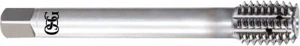 OSG - 7/16-14 UNC 2B H8 Thread Limit Plug Thread Forming Tap - High Speed Steel, V Finish, 100mm OAL, 43mm Thread Length, Series 16050 - Americas Industrial Supply