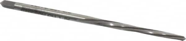Alvord Polk - #6/0 Pin, 0.081" Diam, 0.0611" Small End, 0.0938" Diam Straight Shank, 15/16" Flute, Taper Pin Reamer - Americas Industrial Supply