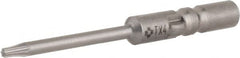 Wera - 4mm Drive, Torx Precision Screwdriver Bit - 1-9/16" OAL - Americas Industrial Supply