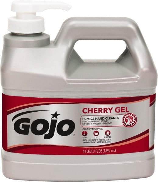 GOJO - 1/2 Gal Bottle Gel Hand Cleaner - Red, Cherry Scent - Americas Industrial Supply