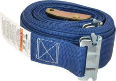 Kinedyne - 20' Long x 2" Wide, 835 Lb Basket Capacity, 1 Ply, Polyester Web Sling - Blue - Americas Industrial Supply