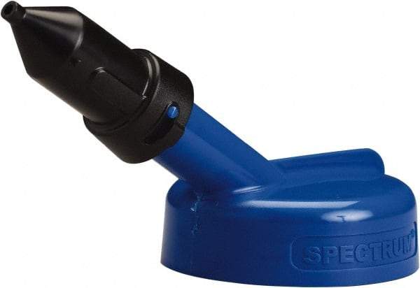 Trico - 4 Gal Capacity Polyethylene Oil Storage System - 1/4" Tip OD, 7" Straight Spout, Blue - Americas Industrial Supply
