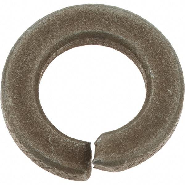 Value Collection - 7/16", 0.109" Thick Split Lock Washer - AISI 4037 Alloy Steel, Zinc Yellow Dichromate Finish, 0.44" Min ID, 0.45" Max ID, 0.776" Max OD - Americas Industrial Supply