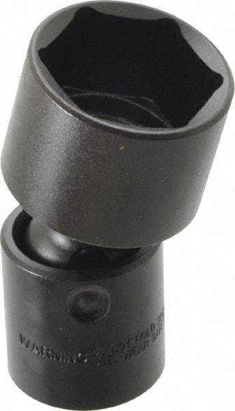 Proto - 1/2" Drive 1-5/16" Standard Universal Impact Socket - 6 Points, 3-19/64" OAL - Americas Industrial Supply