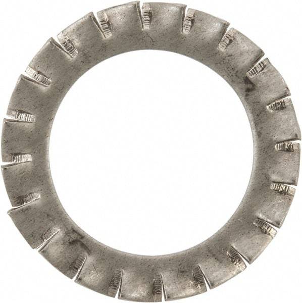 Value Collection - M24 Screw, 25mm ID, Stainless Steel External Tooth Lock Washer - 38mm OD, Uncoated, Grade 316 & Austenitic A4 - Americas Industrial Supply