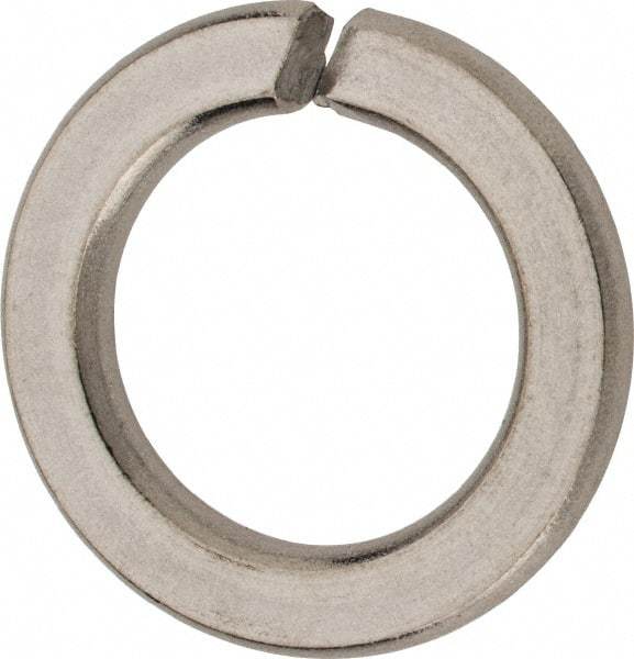 Value Collection - M18, 18.2mm ID, 29.4mm OD, 3.5mm Thick Split Lock Washer - 316 Austenitic Grade A4 Stainless Steel, Uncoated, 18.2mm Min ID, 19mm Max ID, 29.4mm Max OD - Americas Industrial Supply