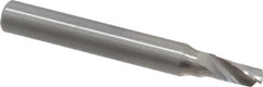 Onsrud - 3/16" Cutting Diam x 3/8" Length of Cut, 1 Flute, Upcut Spiral Router Bit - Uncoated, Right Hand Cut, Solid Carbide, 2" OAL x 1/4" Shank Diam, Single Edge, 22° Helix Angle - Americas Industrial Supply