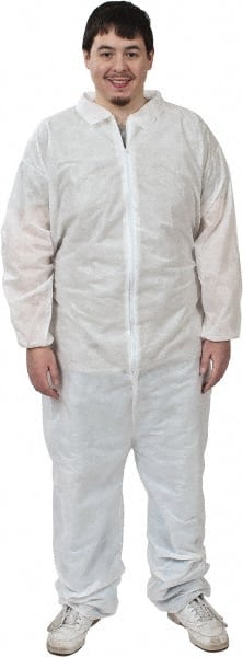 PRO-SAFE - Pack of (25), Size 3XL SMS Chemical Resistant Coveralls - Americas Industrial Supply