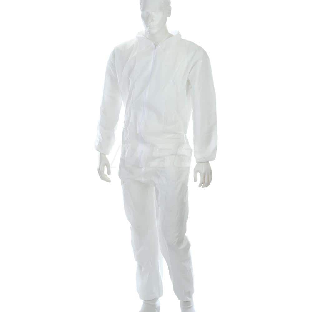PRO-SAFE - Pack of (25), Size 4XL SMS General Purpose Coveralls - Americas Industrial Supply