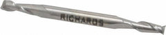 Made in USA - 5/32", 7/16" LOC, 3/16" Shank Diam, 2-1/4" OAL, 2 Flute, Cobalt Square End Mill - Double End, Uncoated, Spiral Flute, 30° Helix, Centercutting - Americas Industrial Supply