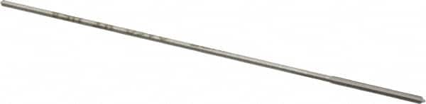 Made in USA - 0.046" High Speed Steel 4 Flute Chucking Reamer - Straight Flute, 0.039" Straight Shank, 1/2" Flute Length, 2-1/2" OAL - Americas Industrial Supply