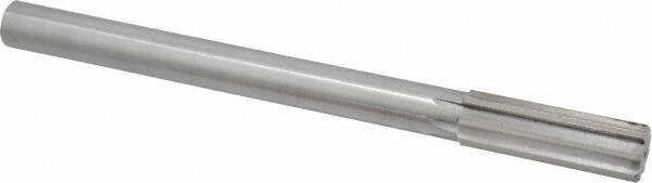 Made in USA - 0.861" High Speed Steel Chucking Reamer - Straight Flute, Straight Shank - Americas Industrial Supply