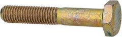 Made in North America - 1/4-28 UNF, 1-1/2" Length Under Head Hex Head Cap Screw - Grade 8 Alloy Steel, Zinc-Plated Finish, 7/16" Hex - Americas Industrial Supply