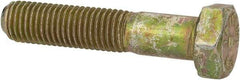 Made in North America - 5/16-24 UNF, 1-1/2" Length Under Head Hex Head Cap Screw - Grade 8 Alloy Steel, Zinc-Plated Finish, 1/2" Hex - Americas Industrial Supply