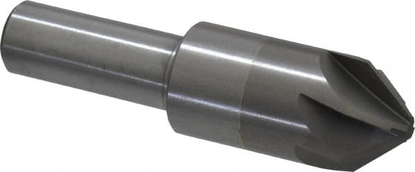 M.A. Ford - 3/4" Head Diam, 1/2" Shank Diam, 6 Flute 82° Solid Carbide Countersink - Americas Industrial Supply