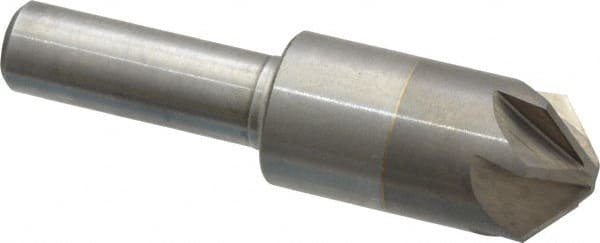 M.A. Ford - 5/8" Head Diam, 3/8" Shank Diam, 6 Flute 100° Solid Carbide Countersink - Americas Industrial Supply