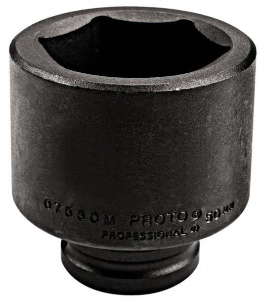 Proto - 3/4" Drive 29mm Standard Impact Socket - 6 Points, 2-3/16" OAL - Americas Industrial Supply